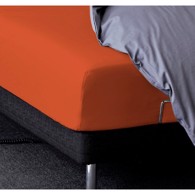 CPH Living - Percale Faconlagen 180 x 200 cm Orange